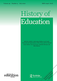 Cover image for History of Education, Volume 49, Issue 4, 2020