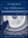 Cover image for Congress & the Presidency, Volume 39, Issue 3, 2012