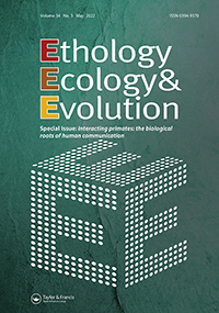 Cover image for Ethology Ecology & Evolution, Volume 34, Issue 3, 2022