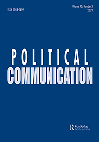 Cover image for Political Communication, Volume 40, Issue 3, 2023