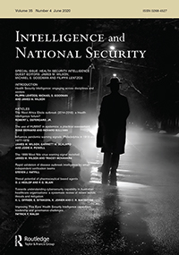Cover image for Intelligence and National Security, Volume 35, Issue 4, 2020