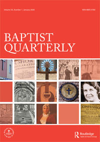 Cover image for Baptist Quarterly, Volume 55, Issue 1, 2024