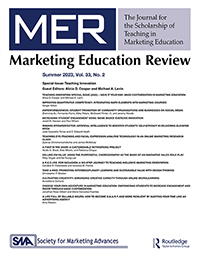 Cover image for Marketing Education Review, Volume 33, Issue 2, 2023