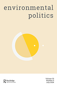 Cover image for Environmental Politics, Volume 33, Issue 5, 2024