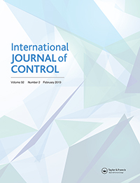 Cover image for International Journal of Control, Volume 92, Issue 2, 2019