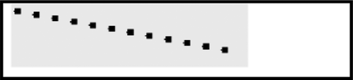 Figura 3. Representación gráfica de la escala descendente realizada por el clarinete digital.
