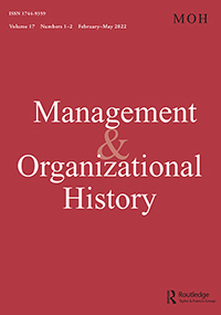 Cover image for Management & Organizational History, Volume 17, Issue 1-2, 2022