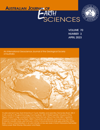 Cover image for Australian Journal of Earth Sciences, Volume 70, Issue 3, 2023