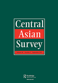 Cover image for Central Asian Survey, Volume 40, Issue 3, 2021