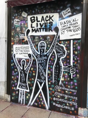 Figure 5. Black Lives Matter Mural, Washington D.C. (Author’s picture).