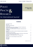 Cover image for Police Practice and Research, Volume 15, Issue 1, 2014