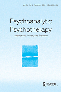 Cover image for Psychoanalytic Psychotherapy, Volume 33, Issue 3, 2019