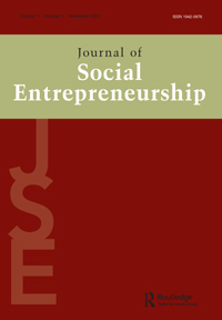 Cover image for Journal of Social Entrepreneurship, Volume 11, Issue 3, 2020