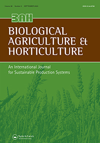 Cover image for Biological Agriculture & Horticulture, Volume 36, Issue 3, 2020