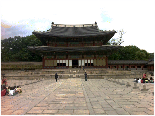 Figure 1 Changdeokgung Palace in Seoul from 1405: geometry as the driving force underlying the design. Photo: Gerhard Schmitt, 2011.
