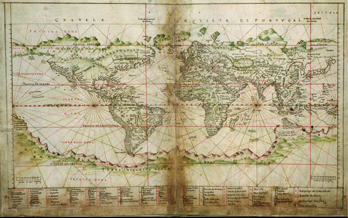 Figure 5 World map from Teixeira (1630).