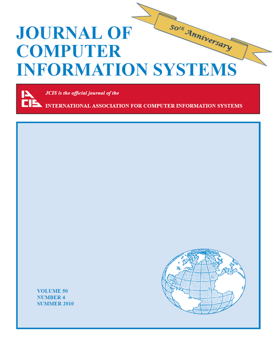 Cover image for Journal of Computer Information Systems, Volume 50, Issue 4, 2010