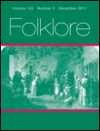 Cover image for Folklore, Volume 123, Issue 1, 2012