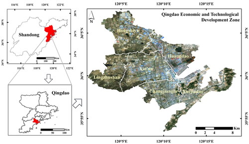 Figure 1. Geographical distribution map of the study area.