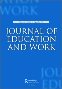Cover image for Journal of Education and Work, Volume 29, Issue 8, 2016