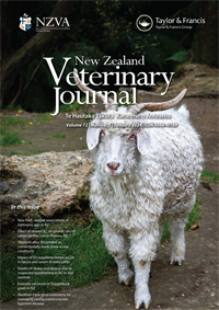 Cover image for New Zealand Veterinary Journal, Volume 72, Issue 1, 2024