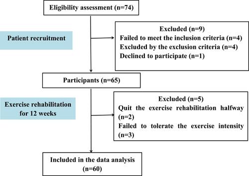 Figure 1 Flowchart of HFpEF patient enrollment.