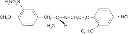 Figure 2 Tamulosin chemical structure.