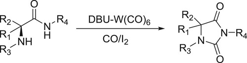 Scheme 76. Synthesis of hydantoins.