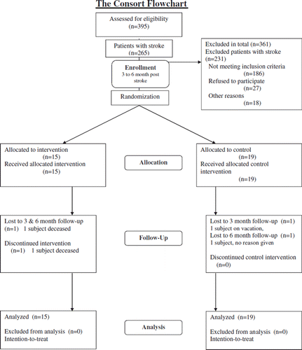 Figure 1. Screening process, from stroke onset to final inclusion in the study.