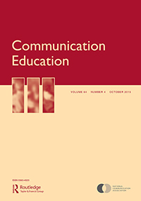 Cover image for Communication Education, Volume 64, Issue 4, 2015