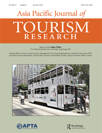 Cover image for Asia Pacific Journal of Tourism Research, Volume 27, Issue 1, 2022