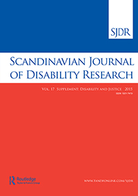 Cover image for Scandinavian Journal of Disability Research, Volume 17, Issue sup1, 2015