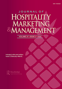 Cover image for Journal of Hospitality Marketing & Management, Volume 31, Issue 2, 2022