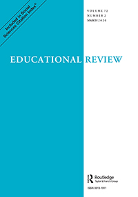 Cover image for Educational Review, Volume 72, Issue 2, 2020