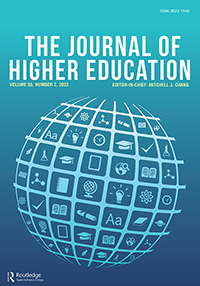 Cover image for The Journal of Higher Education, Volume 93, Issue 2, 2022