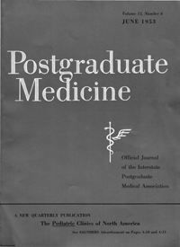 Cover image for Postgraduate Medicine, Volume 13, Issue 6, 1953