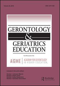 Cover image for Gerontology & Geriatrics Education, Volume 40, Issue 1, 2019