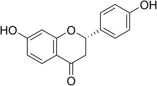 Figure 1 Chemical structure of liquiritigenin.