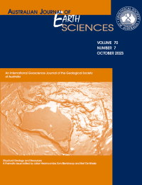 Cover image for Australian Journal of Earth Sciences, Volume 70, Issue 7, 2023