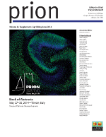 Cover image for Prion, Volume 8, Issue sup1, 2014