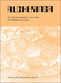 Cover image for Alcheringa: An Australasian Journal of Palaeontology, Volume 35, Issue 2, 2011