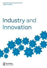 Cover image for Industry and Innovation, Volume 26, Issue 9, 2019
