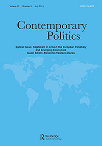 Cover image for Contemporary Politics, Volume 25, Issue 3, 2019