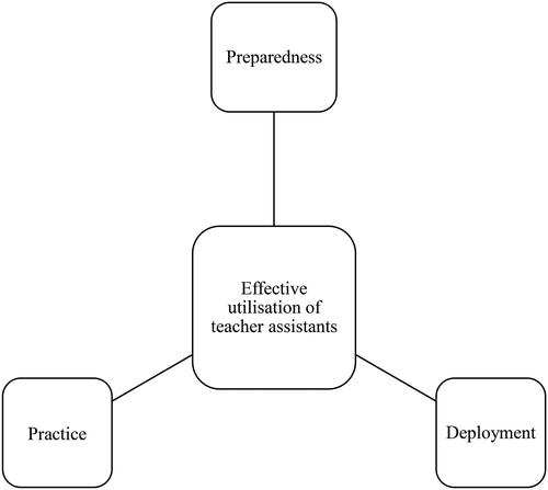 Figure 1. Graphical display of the wider pedagogical role model.