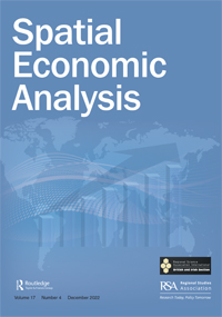 Cover image for Spatial Economic Analysis, Volume 17, Issue 4, 2022
