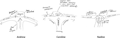Figure 3. (a) Andrew (b) Caroline (c) Nadine.