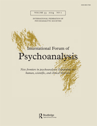 Cover image for International Forum of Psychoanalysis, Volume 33, Issue 1, 2024