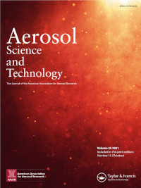 Cover image for Aerosol Science and Technology, Volume 55, Issue 10, 2021