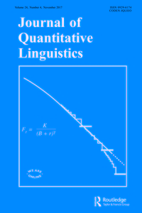 Cover image for Journal of Quantitative Linguistics, Volume 24, Issue 4, 2017