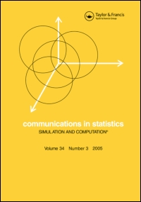 Cover image for Communications in Statistics - Simulation and Computation, Volume 34, Issue 3, 2005